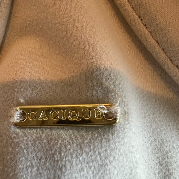 Cacique Women's Cream Full-Coverage Bra, lightly lined, size 42F, GUC - Picture 6 of 6